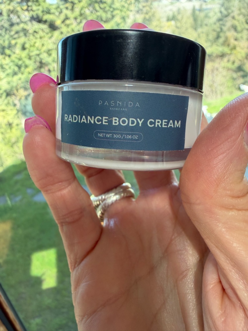 Radiance Body Cream — White Jar with Black Lid